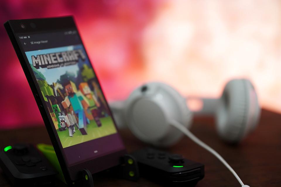 Minecraft v mobilu.